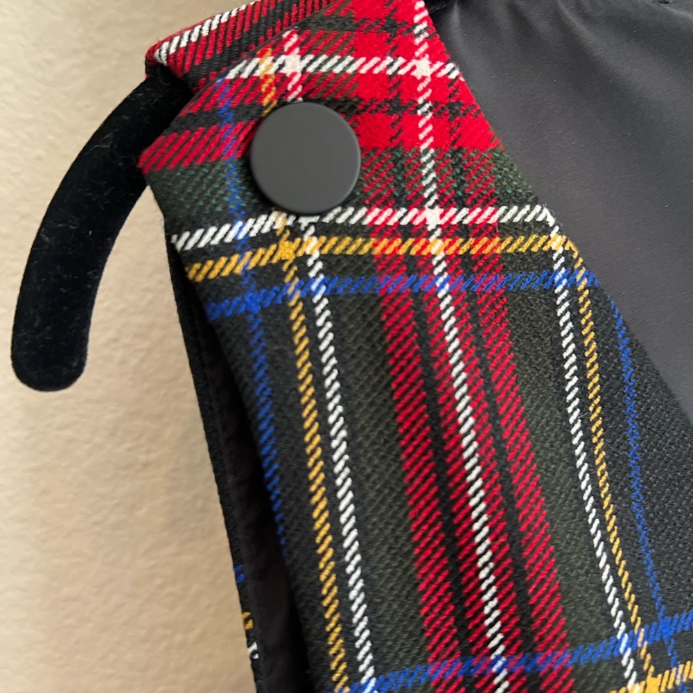 Maje Plaid Print V-Neck Romper - Picture 9 of 11